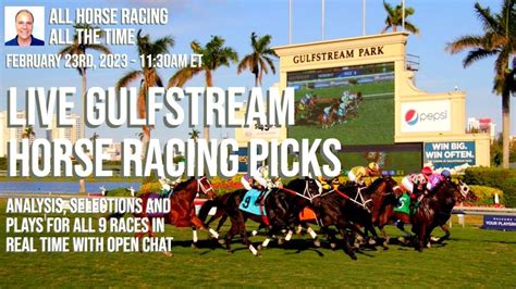 live racing at gulfstream